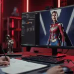 A design breakdown of The Boys Firecracker costume silhouette and lighting